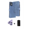 MARSİLYAN™- iPhone 11 Kılıf Siluet Işık Serisi - Siyah 6D Antistatik Mat Seramik Hayalet Nano Ekran Koruyucu + Raze Metal Kamera Lens - MR