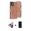 MARSİLYAN™- iPhone 11 Kılıf Siluet Işık Serisi - Siyah 6D Antistatik Mat Seramik Hayalet Nano Ekran Koruyucu + Raze Metal Kamera Lens - SH
