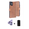 MARSİLYAN™- iPhone 11 Kılıf Siluet Işık Serisi - Siyah 6D Antistatik Mat Seramik Hayalet Nano Ekran Koruyucu + Raze Metal Kamera Lens - MR