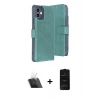 MARSİLYAN™- iPhone 11 Kılıf Siluet Işık Serisi - Siyah 6D Antistatik Mat Seramik Hayalet Nano Ekran Koruyucu + Kamera Lens Koruma Cam - SF