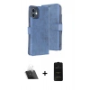 MARSİLYAN™- iPhone 11 Kılıf Siluet Işık Serisi - Siyah 6D Antistatik Mat Seramik Hayalet Nano Ekran Koruyucu + Kamera Lens Koruma Cam - SF