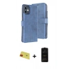 MARSİLYAN™- iPhone 11 Kılıf Siluet Işık Serisi - Siyah 6D Antistatik Mat Seramik Hayalet Nano Ekran Koruyucu + Rainbow Kamera Lens Koruma Cam - KI