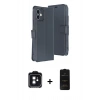 MARSİLYAN™- iPhone 11 Kılıf Siluet Işık Serisi - Siyah 6D Antistatik Mat Seramik Hayalet Nano Ekran Koruyucu + PVD Metal Kamera Lens - SH