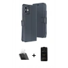 MARSİLYAN™- iPhone 11 Kılıf Siluet Işık Serisi - Siyah 6D Antistatik Mat Seramik Hayalet Nano Ekran Koruyucu + Kamera Lens Koruma Cam - SF