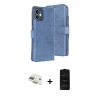 MARSİLYAN™- iPhone 11 Kılıf Siluet Işık Serisi - Siyah 6D Antistatik Mat Seramik Hayalet Nano Ekran Koruyucu + Pers Alüminyum Kamera Lens - GD
