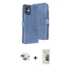 MARSİLYAN™- iPhone 11 Kılıf Siluet Işık Serisi - Siyah 6D Mat Seramik Hayalet Nano Ekran Koruyucu + Pers Alüminyum Kamera Lens - GI