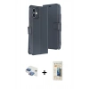 MARSİLYAN™- iPhone 11 Kılıf Siluet Işık Serisi - Siyah 6D Mat Seramik Hayalet Nano Ekran Koruyucu + Pers Alüminyum Kamera Lens - GI
