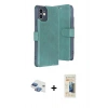 MARSİLYAN™- iPhone 11 Kılıf Siluet Işık Serisi - Siyah 6D Mat Seramik Hayalet Nano Ekran Koruyucu + Pers Alüminyum Kamera Lens - GI