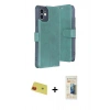 MARSİLYAN™- iPhone 11 Kılıf Siluet Işık Serisi - Siyah 6D Mat Seramik Hayalet Nano Ekran Koruyucu + Rainbow Kamera Lens Koruma Cam - KI