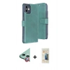 MARSİLYAN™- iPhone 11 Kılıf Siluet Işık Serisi - Siyah 6D Mat Seramik Hayalet Nano Ekran Koruyucu + Raze Metal Kamera Lens - KI