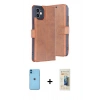 MARSİLYAN™- iPhone 11 Kılıf Siluet Işık Serisi - Siyah 6D Mat Seramik Hayalet Nano Ekran Koruyucu + Neon Fosforlu Kamera Lens - MI