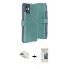 MARSİLYAN™- iPhone 11 Kılıf Siluet Işık Serisi - Siyah 6D Mat Seramik Hayalet Nano Ekran Koruyucu + Pers Alüminyum Kamera Lens - GD