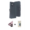 MARSİLYAN™- iPhone 11 Kılıf Siluet Işık Serisi - Siyah 6D Mat Seramik Hayalet Nano Ekran Koruyucu + Raze Metal Kamera Lens - SH