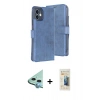 MARSİLYAN™- iPhone 11 Kılıf Siluet Işık Serisi - Siyah 6D Mat Seramik Hayalet Nano Ekran Koruyucu + Raze Metal Kamera Lens - MI