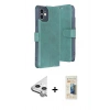 MARSİLYAN™- iPhone 11 Kılıf Siluet Işık Serisi - Siyah 6D Mat Seramik Hayalet Nano Ekran Koruyucu + Raze Metal Kamera Lens - GS