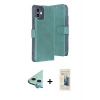 MARSİLYAN™- iPhone 11 Kılıf Siluet Işık Serisi - Siyah 6D Mat Seramik Hayalet Nano Ekran Koruyucu + Raze Metal Kamera Lens - MI