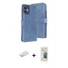 MARSİLYAN™- iPhone 11 Kılıf Siluet Işık Serisi - Siyah 6D Mat Seramik Hayalet Nano Ekran Koruyucu + Renkli Kamera Lens Koruma Cam - PE