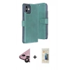 MARSİLYAN™- iPhone 11 Kılıf Siluet Işık Serisi - Siyah 6D Mat Seramik Hayalet Nano Ekran Koruyucu + Raze Metal Kamera Lens - SH