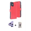 MARSİLYAN™- iPhone 11 Kılıf Siluet Işık Serisi - Siyah Bilvis 3D Cam Ekran Koruyucu + Raze Metal Kamera Lens - MR
