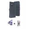 MARSİLYAN™- iPhone 11 Kılıf Siluet Işık Serisi - Siyah Bilvis 3D Cam Ekran Koruyucu + Raze Metal Kamera Lens - MR