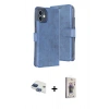 MARSİLYAN™- iPhone 11 Kılıf Siluet Işık Serisi - Siyah Bilvis 3D Cam Ekran Koruyucu + Pers Alüminyum Kamera Lens - LT