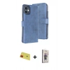 MARSİLYAN™- iPhone 11 Kılıf Siluet Işık Serisi - Siyah Bilvis 3D Cam Ekran Koruyucu + Rainbow Kamera Lens Koruma Cam - KI