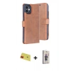MARSİLYAN™- iPhone 11 Kılıf Siluet Işık Serisi - Siyah Bilvis 3D Cam Ekran Koruyucu + Rainbow Kamera Lens Koruma Cam - KI