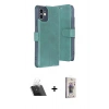 MARSİLYAN™- iPhone 11 Kılıf Siluet Işık Serisi - Siyah Bilvis 3D Cam Ekran Koruyucu + Kamera Lens Koruma Cam - SF