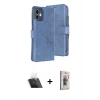 MARSİLYAN™- iPhone 11 Kılıf Siluet Işık Serisi - Siyah Bilvis 3D Cam Ekran Koruyucu + Kamera Lens Koruma Cam - SF