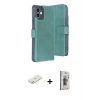 MARSİLYAN™- iPhone 11 Kılıf Siluet Işık Serisi - Siyah Bilvis 3D Cam Ekran Koruyucu + Renkli Kamera Lens Koruma Cam - TU
