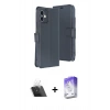 MARSİLYAN™- iPhone 11 Kılıf Siluet Işık Serisi - Siyah Bilvis 5in1 3D Magic Cam Ekran Koruyucu + Kamera Lens Koruma Cam - SF