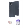 MARSİLYAN™- iPhone 11 Kılıf Siluet Işık Serisi - Siyah Bilvis 5in1 3D Magic Cam Ekran Koruyucu + Pers Alüminyum Kamera Lens - KI