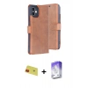 MARSİLYAN™- iPhone 11 Kılıf Siluet Işık Serisi - Siyah Bilvis 5in1 3D Magic Cam Ekran Koruyucu + Rainbow Kamera Lens Koruma Cam - KI