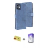 MARSİLYAN™- iPhone 11 Kılıf Siluet Işık Serisi - Siyah Bilvis 5in1 3D Magic Cam Ekran Koruyucu + Rainbow Kamera Lens Koruma Cam - KI