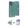 MARSİLYAN™- iPhone 11 Kılıf Siluet Işık Serisi - Siyah Bilvis 5in1 3D Magic Cam Ekran Koruyucu + Raze Metal Kamera Lens - MI