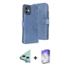 MARSİLYAN™- iPhone 11 Kılıf Siluet Işık Serisi - Siyah Bilvis 5in1 3D Magic Cam Ekran Koruyucu + Raze Metal Kamera Lens - MI