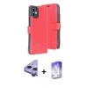 MARSİLYAN™- iPhone 11 Kılıf Siluet Işık Serisi - Siyah Bilvis 5in1 3D Magic Cam Ekran Koruyucu + Raze Metal Kamera Lens - MR