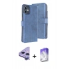 MARSİLYAN™- iPhone 11 Kılıf Siluet Işık Serisi - Siyah Bilvis 5in1 3D Magic Cam Ekran Koruyucu + Raze Metal Kamera Lens - MR