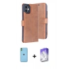 MARSİLYAN™- iPhone 11 Kılıf Siluet Işık Serisi - Siyah Bilvis 5in1 3D Magic Cam Ekran Koruyucu + Neon Fosforlu Kamera Lens - YL