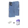 MARSİLYAN™- iPhone 11 Kılıf Siluet Işık Serisi - Siyah Bilvis 5in1 3D Magic Cam Ekran Koruyucu + Renkli Kamera Lens Koruma Cam - PE
