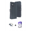 MARSİLYAN™- iPhone 11 Kılıf Siluet Işık Serisi - Siyah Bilvis 5in1 3D Magic Cam Ekran Koruyucu + Pers Alüminyum Kamera Lens - LT