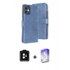 MARSİLYAN™- iPhone 11 Kılıf Siluet Işık Serisi - Siyah Bilvis 5in1 3D Magic Cam Ekran Koruyucu + PVD Metal Kamera Lens - TU