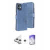 MARSİLYAN™- iPhone 11 Kılıf Siluet Işık Serisi - Siyah Bilvis 5in1 3D Magic Cam Ekran Koruyucu + Raze Metal Kamera Lens - GS