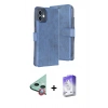 MARSİLYAN™- iPhone 11 Kılıf Siluet Işık Serisi - Siyah Bilvis 5in1 3D Magic Cam Ekran Koruyucu + Raze Metal Kamera Lens - KI