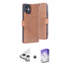 MARSİLYAN™- iPhone 11 Kılıf Siluet Işık Serisi - Siyah Bilvis 5in1 3D Magic Cam Ekran Koruyucu + Raze Metal Kamera Lens - GS