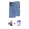 MARSİLYAN™- iPhone 11 Kılıf Siluet Işık Serisi - Siyah Bilvis 5in1 3D Magic Cam Ekran Koruyucu + Siyah Raze Metal Kamera Lens