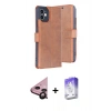 MARSİLYAN™- iPhone 11 Kılıf Siluet Işık Serisi - Siyah Bilvis 5in1 3D Magic Cam Ekran Koruyucu + Siyah Raze Metal Kamera Lens