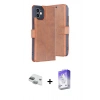 MARSİLYAN™- iPhone 11 Kılıf Siluet Işık Serisi - Siyah Bilvis 5in1 3D Magic Cam Ekran Koruyucu + Yeşil Pers Alüminyum Kamera Lens