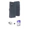 MARSİLYAN™- iPhone 11 Kılıf Siluet Işık Serisi - Siyah Bilvis 5in1 3D Magic Cam Ekran Koruyucu + Yeşil Pers Alüminyum Kamera Lens