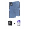 MARSİLYAN™- iPhone 11 Kılıf Siluet Işık Serisi - Siyah Bilvis 5in1 3D Magic Cam Ekran Koruyucu + PVD Metal Kamera Lens - YL